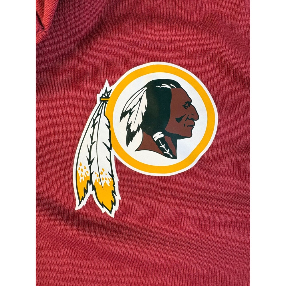 Under Armour NFL Washington Redskins HeatGear Hoodie Men 2XL Burgundy Red Henley - Picture 7 of 15